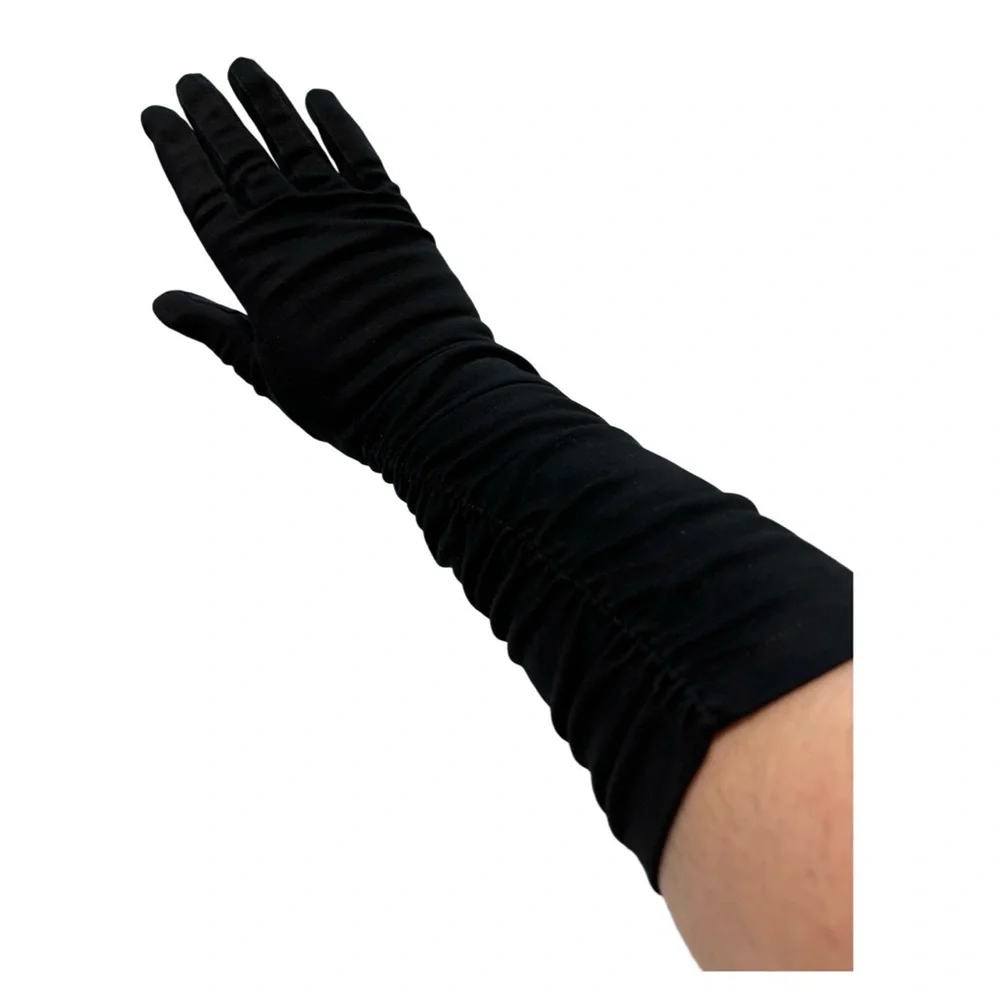 Elvette Royal black gathered